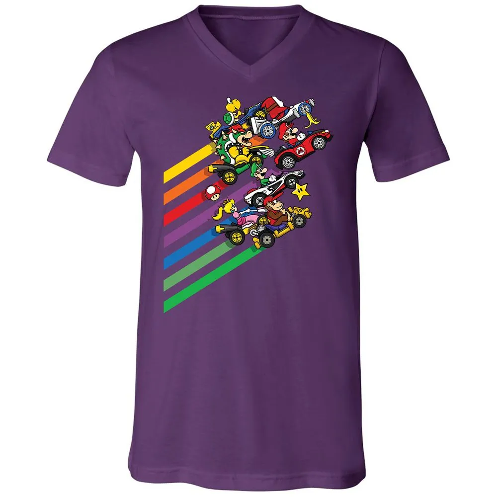 Unisex V-Neck T-Shirt - FB6G6S4G - Team Purple - 9