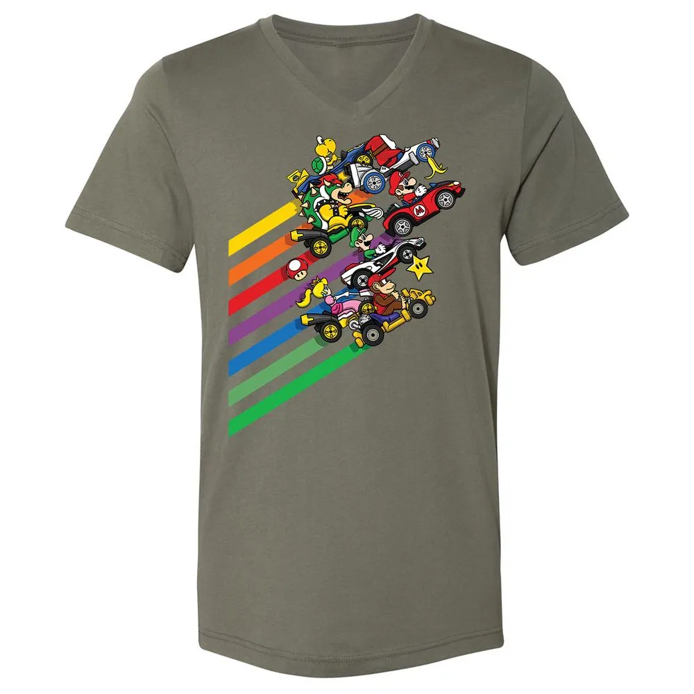 Unisex V-Neck T-Shirt - FB6G6S4G - Military Green - 10