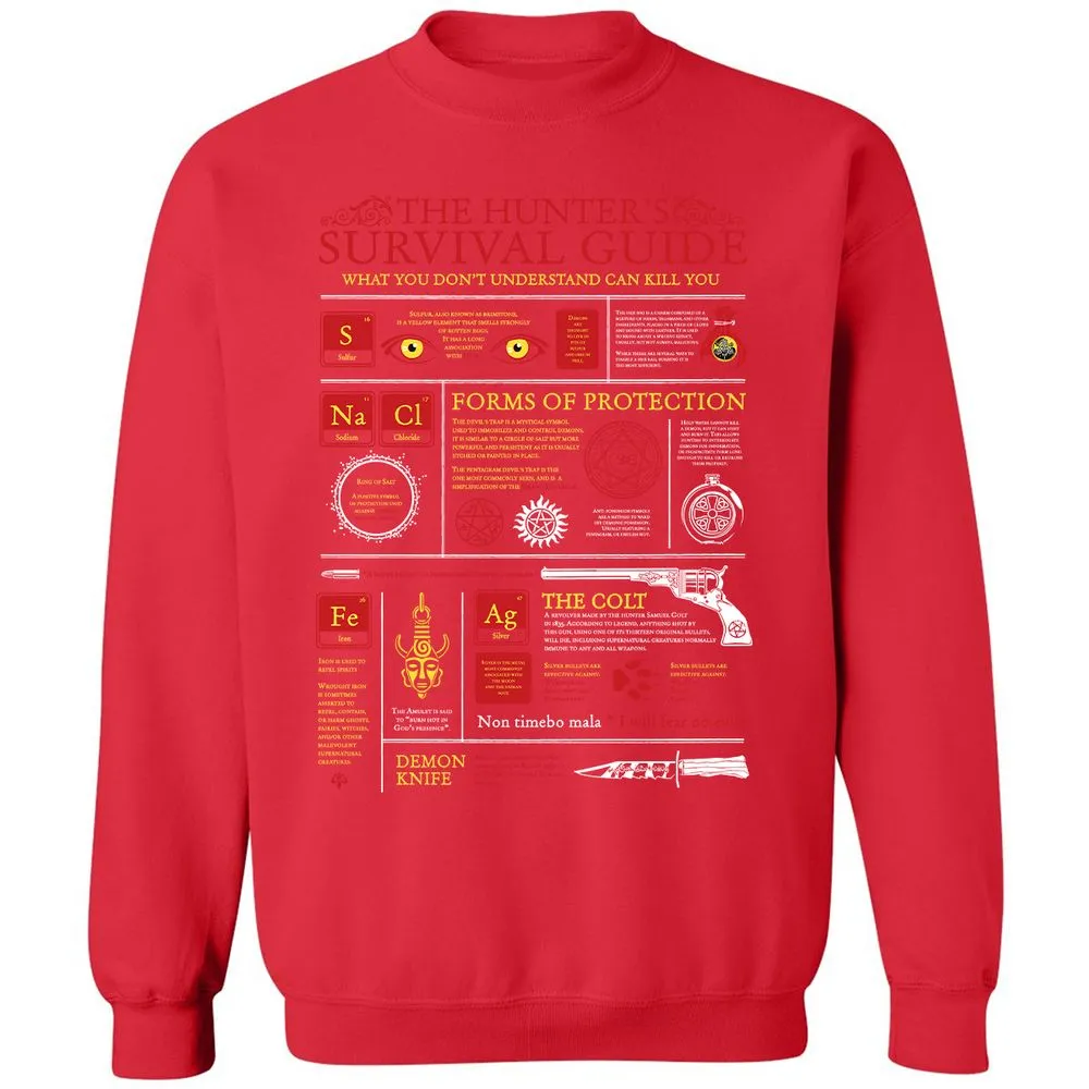 Classic Unisex Sweatshirt - LCVLYRYE - Red - 5