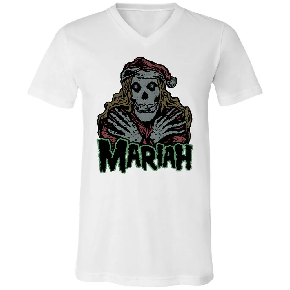 Unisex V-Neck T-Shirt - ELDR5SZF - White - 5