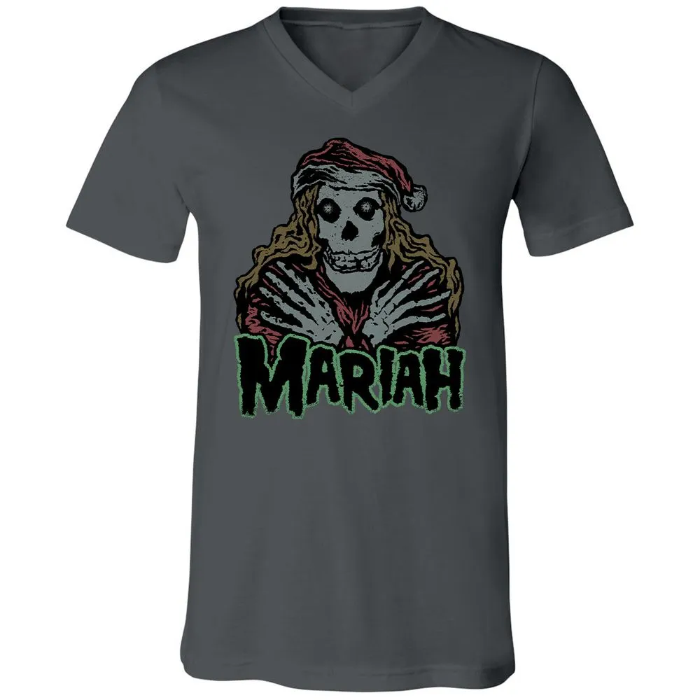 Unisex V-Neck T-Shirt - ELDR5SZF - Asphalt - 12