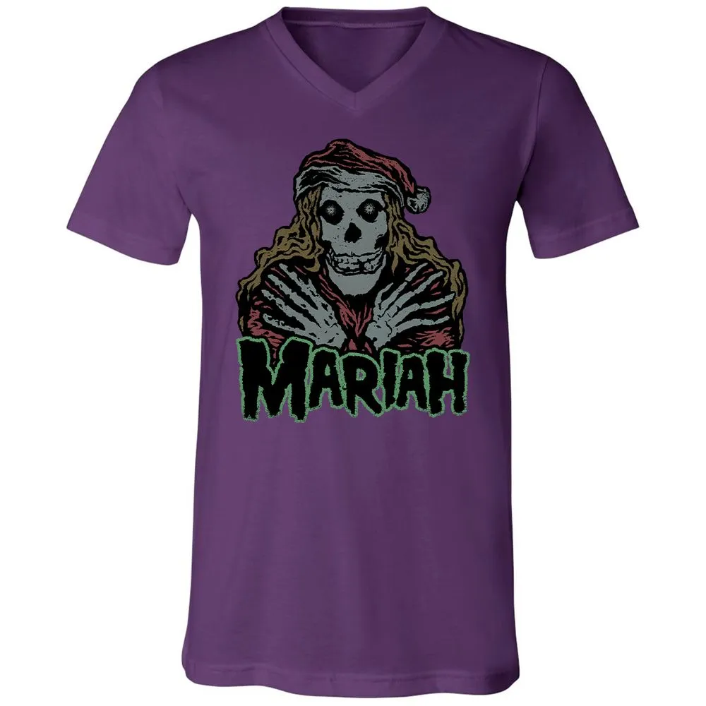 Unisex V-Neck T-Shirt - ELDR5SZF - Team Purple - 9