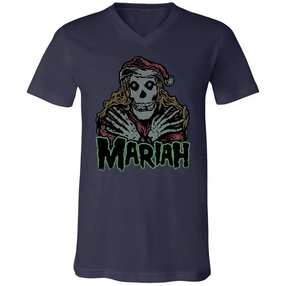 Unisex V-Neck T-Shirt - ELDR5SZF - Navy - 2