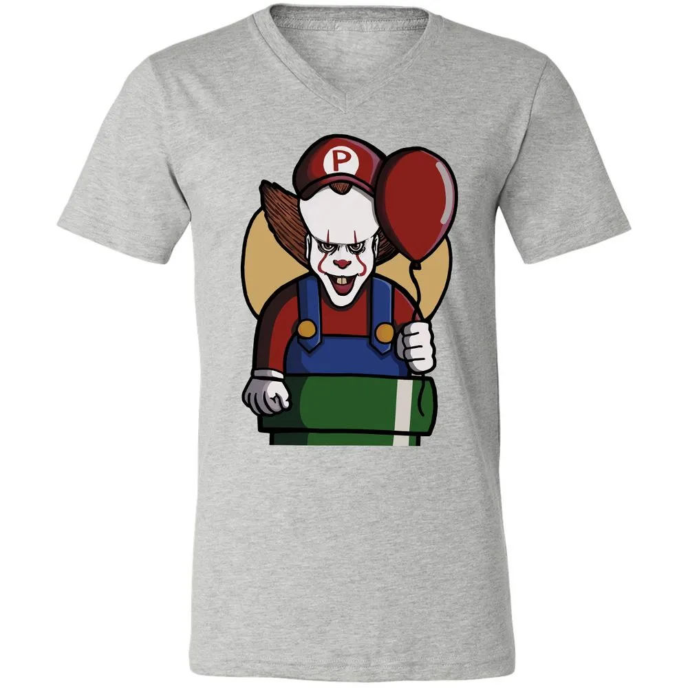 Unisex V-Neck T-Shirt - 1C2U4VSR - Athletic Heather - 7