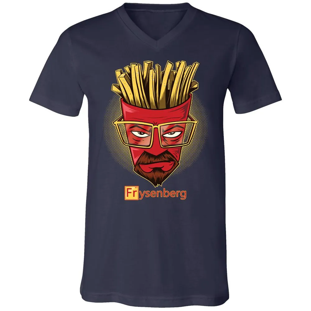 Unisex V-Neck T-Shirt - 5U11GV9D - Navy - 2