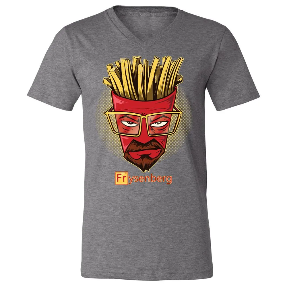 Unisex V-Neck T-Shirt - 5U11GV9D - Deep Heather - 13