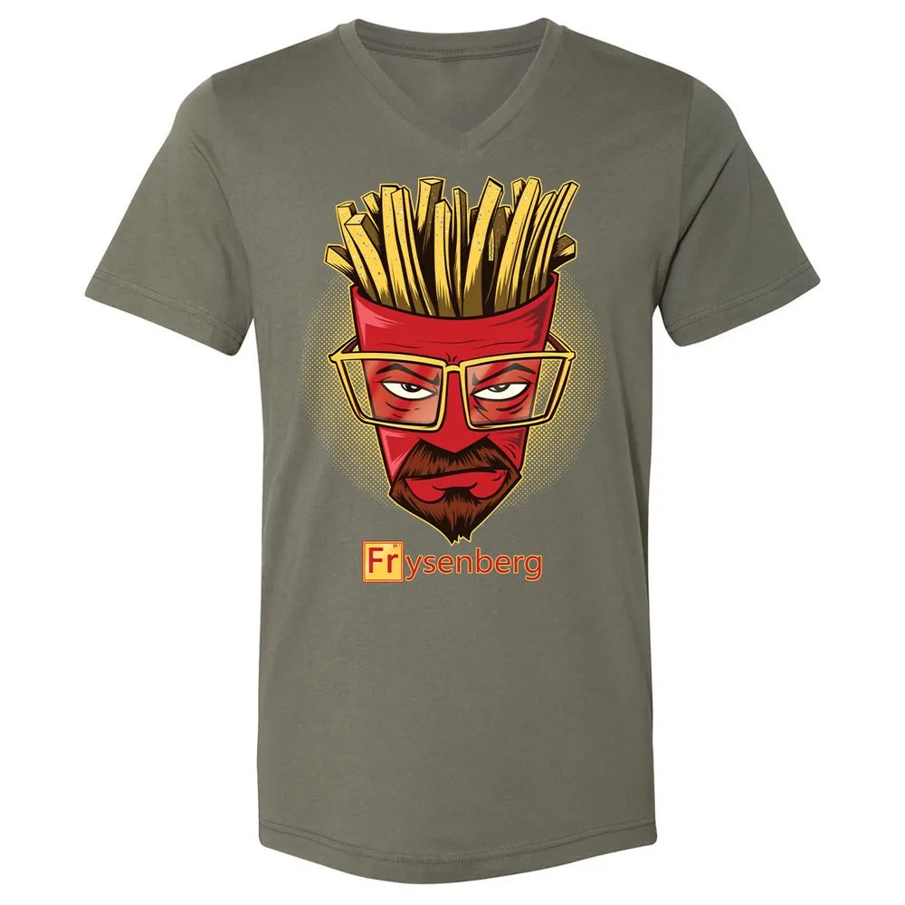Unisex V-Neck T-Shirt - 5U11GV9D - Military Green - 10