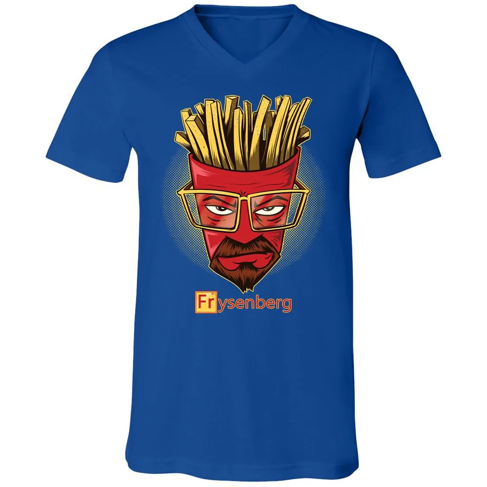 Unisex V-Neck T-Shirt - 5U11GV9D - True Royal - 4