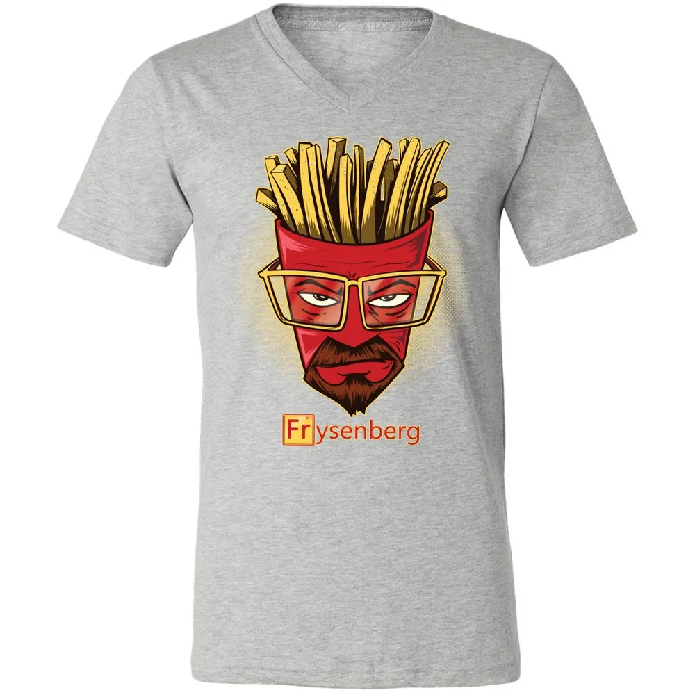 Unisex V-Neck T-Shirt - 5U11GV9D - Athletic Heather - 7