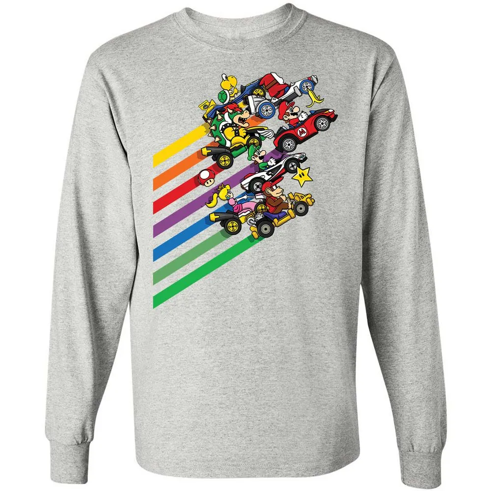 Long Sleeve T-Shirt - TZTUF855 - Ash - 7