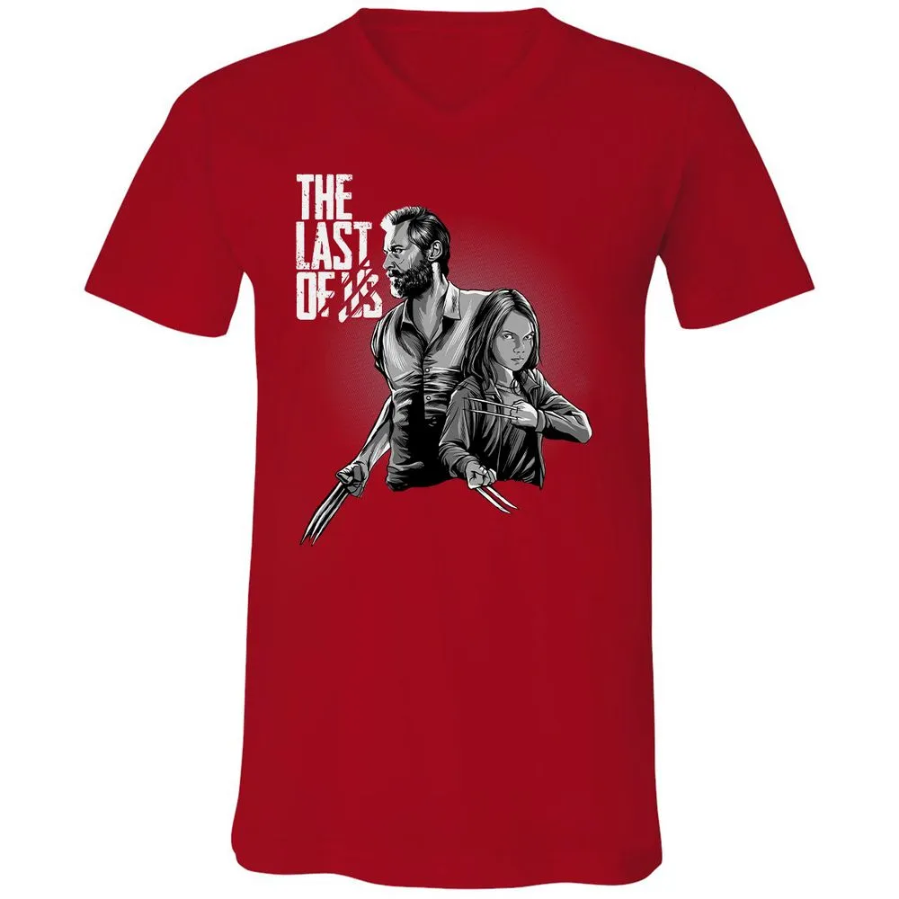 Unisex V-Neck T-Shirt - FH7VX7VY - Red - 3