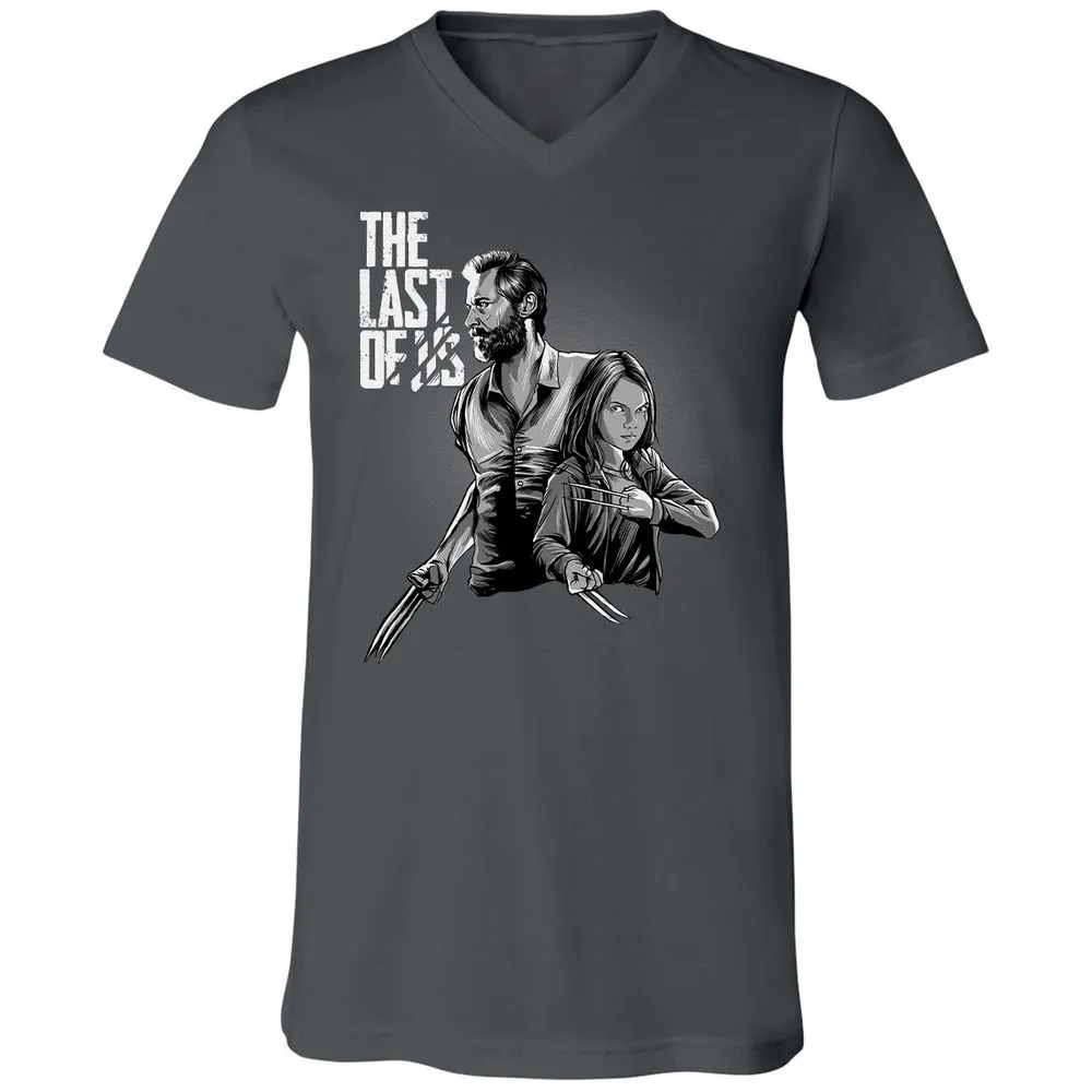 Unisex V-Neck T-Shirt - FH7VX7VY - Asphalt - 12