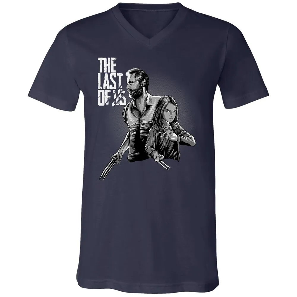 Unisex V-Neck T-Shirt - FH7VX7VY - Navy - 2