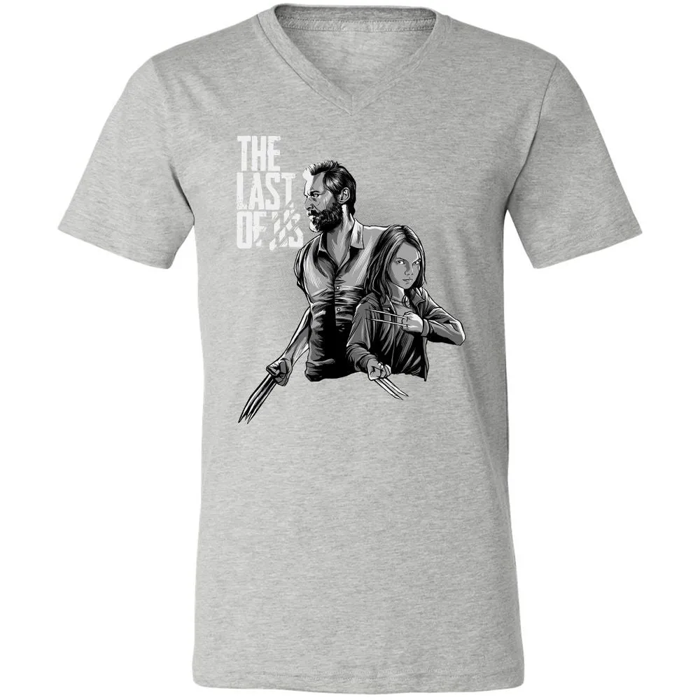 Unisex V-Neck T-Shirt - FH7VX7VY - Athletic Heather - 7