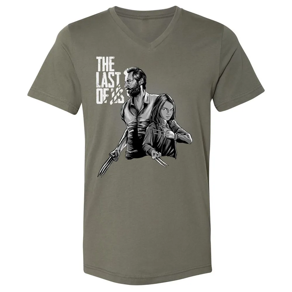 Unisex V-Neck T-Shirt - FH7VX7VY - Military Green - 10