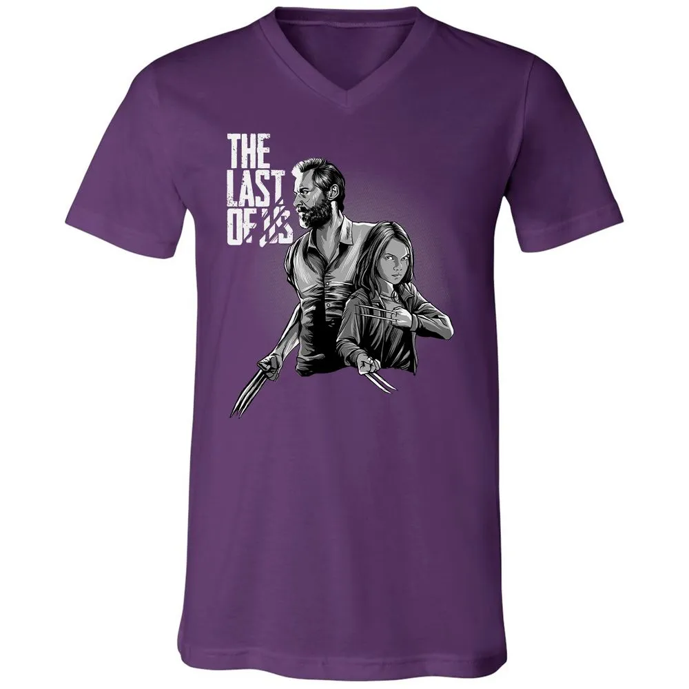 Unisex V-Neck T-Shirt - FH7VX7VY - Team Purple - 9