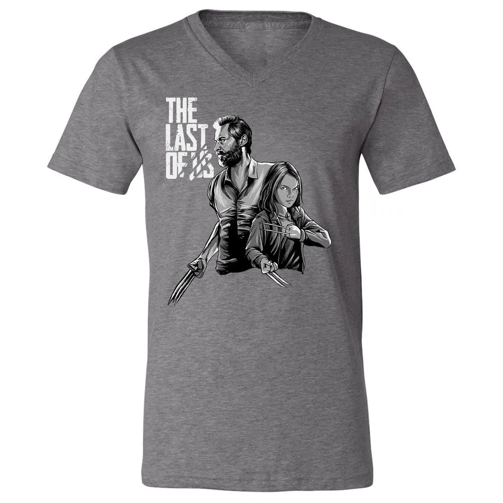 Unisex V-Neck T-Shirt - FH7VX7VY - Deep Heather - 13