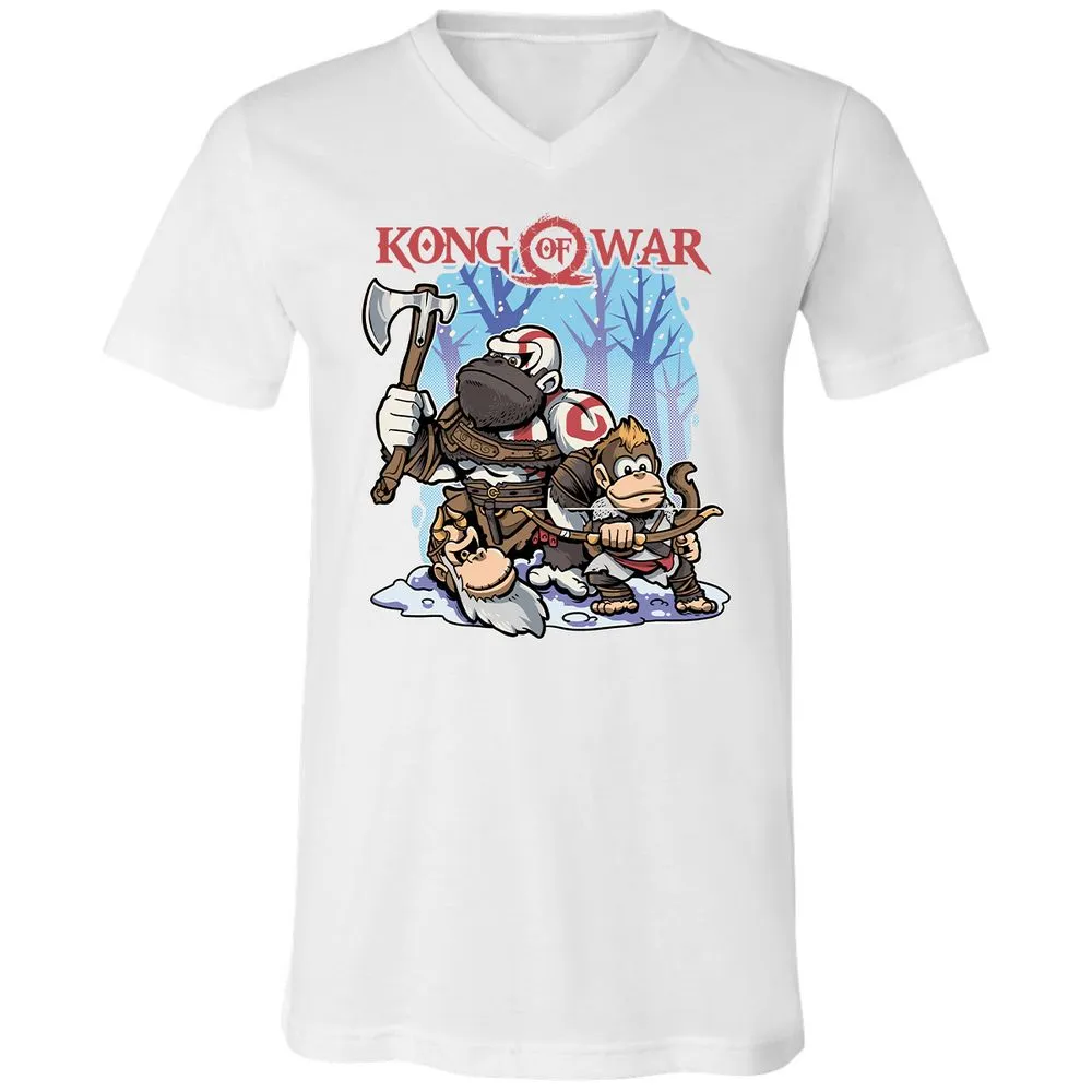 Unisex V-Neck T-Shirt - QL5ATRXK - White - 5