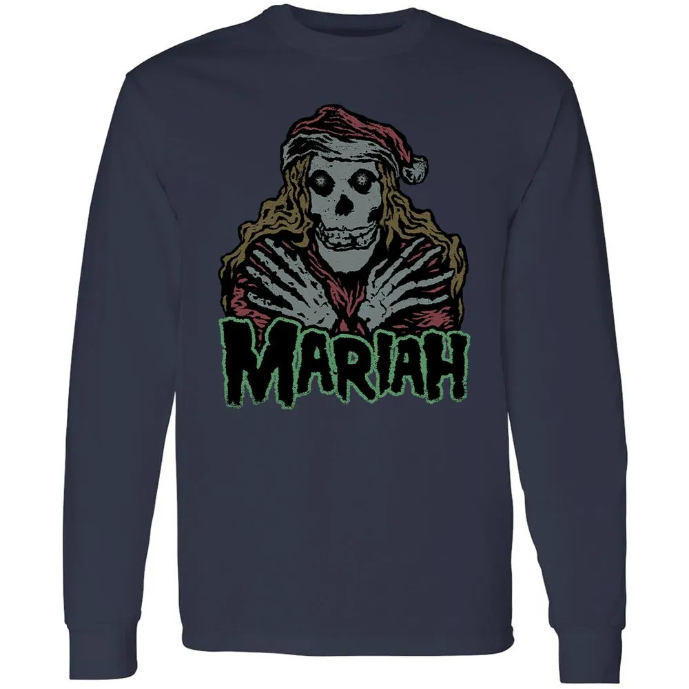 Long Sleeve T-Shirt - BYMFB7TK - Navy - 2