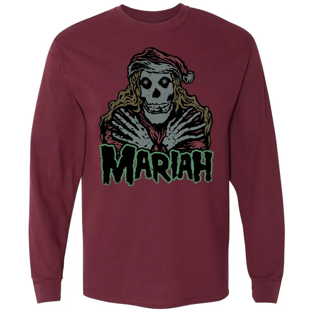 Long Sleeve T-Shirt - BYMFB7TK - Maroon - 11