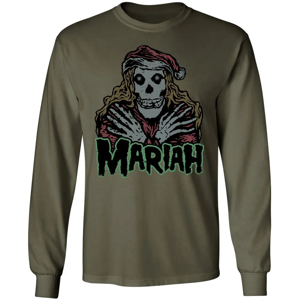 Long Sleeve T-Shirt - BYMFB7TK - Military Green - 16
