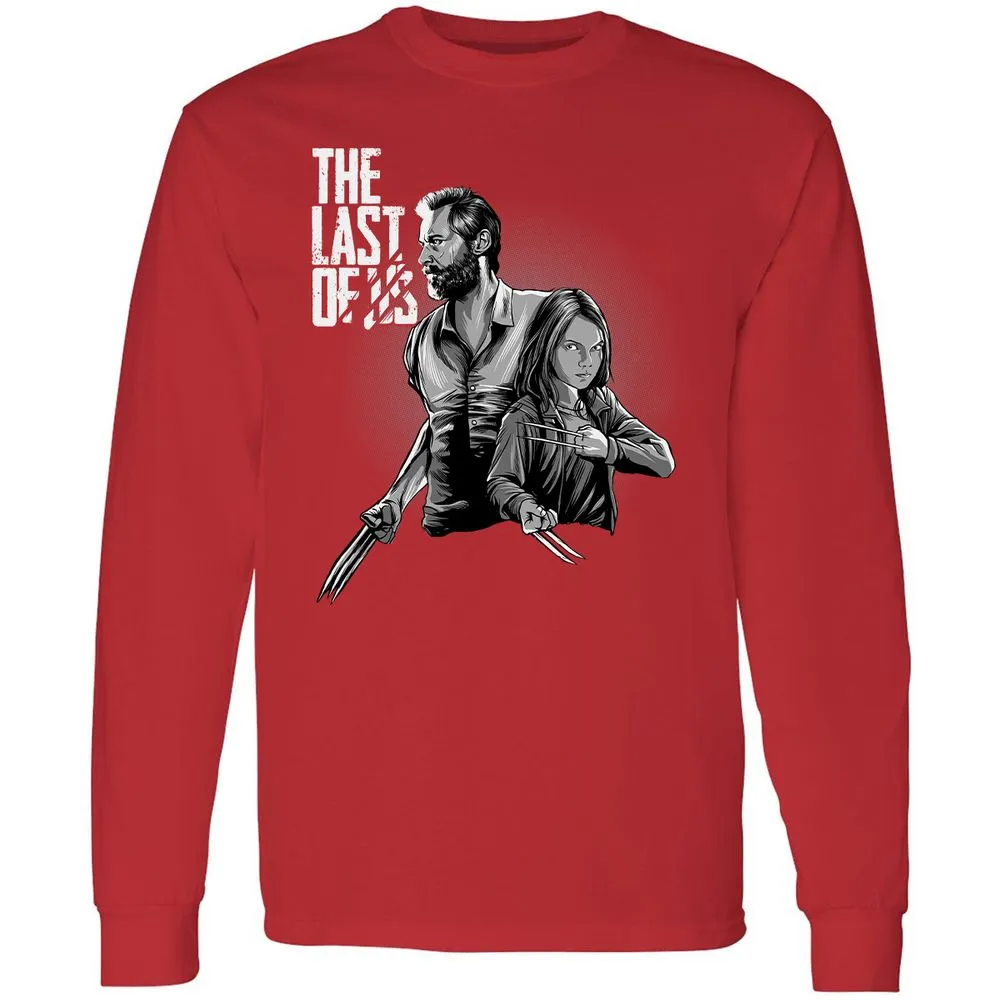 Long Sleeve T-Shirt - C6KWM5B7 - Red - 14