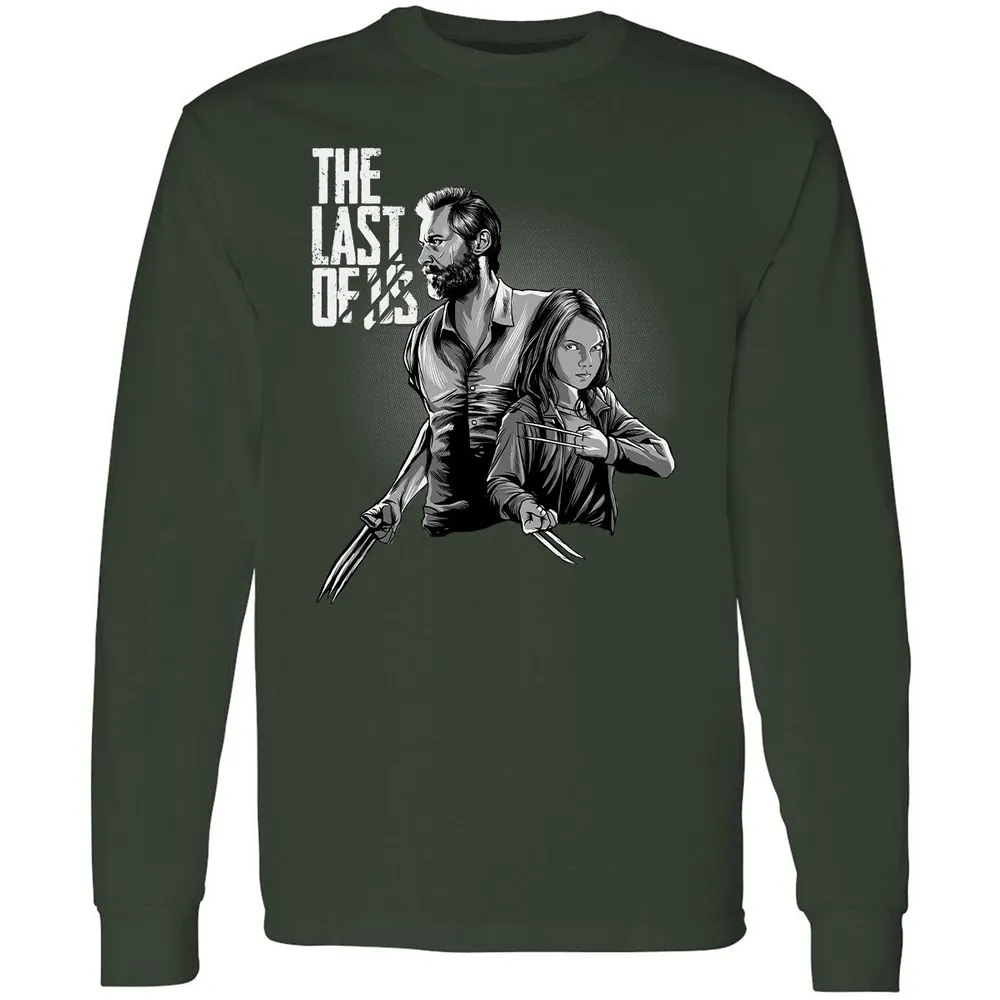 Long Sleeve T-Shirt - C6KWM5B7 - Forest Green - 4