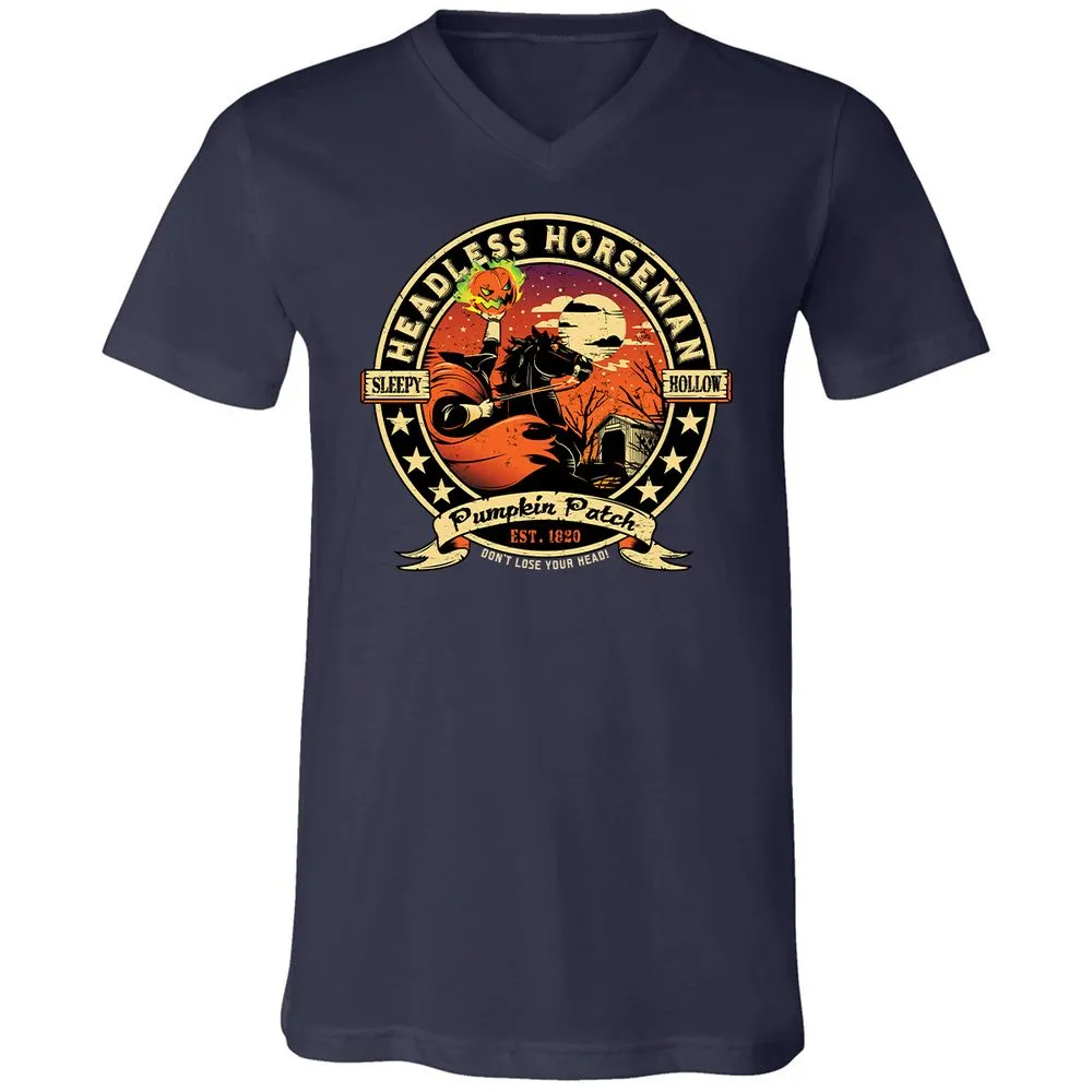Unisex V-Neck T-Shirt - K6WETU45 - Navy - 2