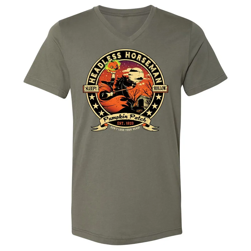 Unisex V-Neck T-Shirt - K6WETU45 - Military Green - 10