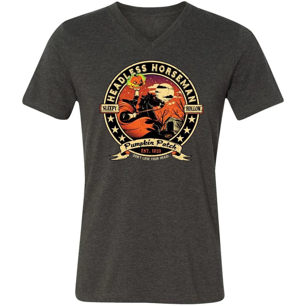 Unisex V-Neck T-Shirt - K6WETU45 - Dark Grey Heather - 8