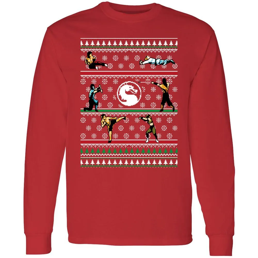 Long Sleeve T-Shirt - 8Y3LLHXJ - Red - 14