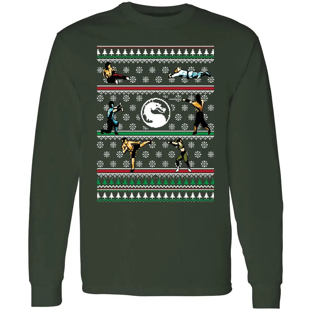 Long Sleeve T-Shirt - 8Y3LLHXJ - Forest Green - 4