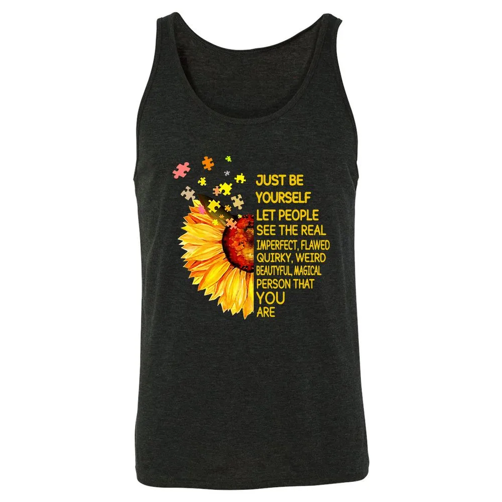Unisex Jersey Tank - C3YCYT4B - Charcoal Black Triblend - 5