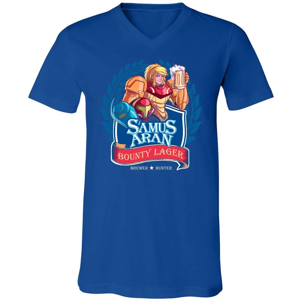 Unisex V-Neck T-Shirt - ZVN2KC5K - True Royal - 4