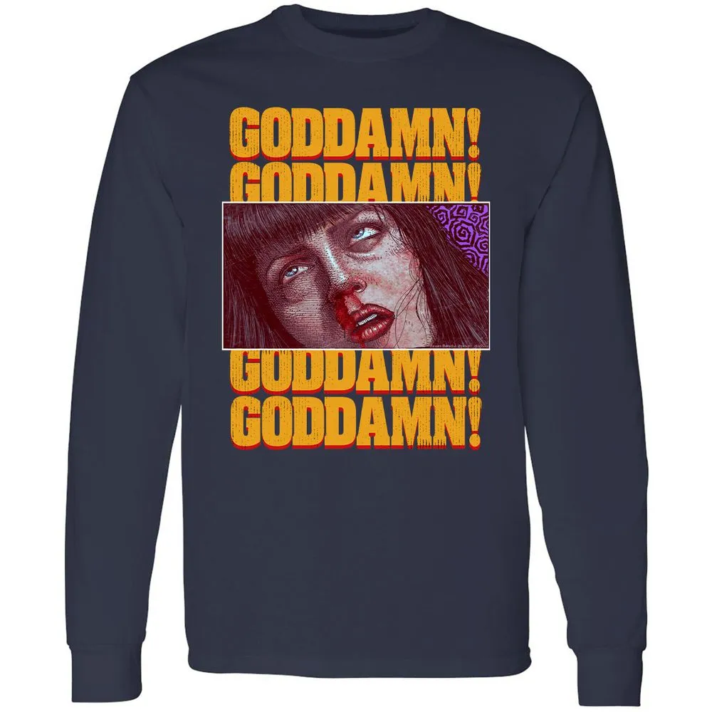Long Sleeve T-Shirt - 2HR612TN - Navy - 2