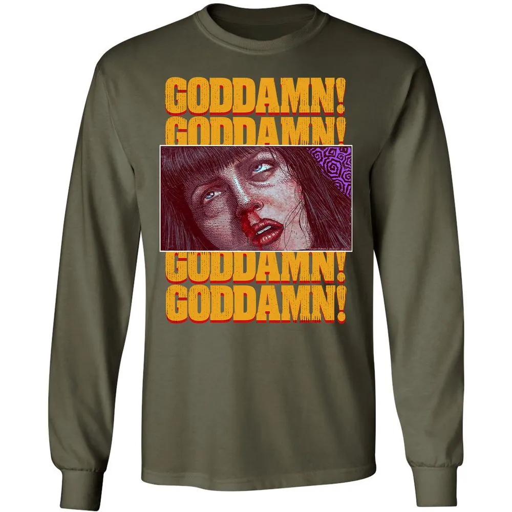 Long Sleeve T-Shirt - 2HR612TN - Military Green - 16