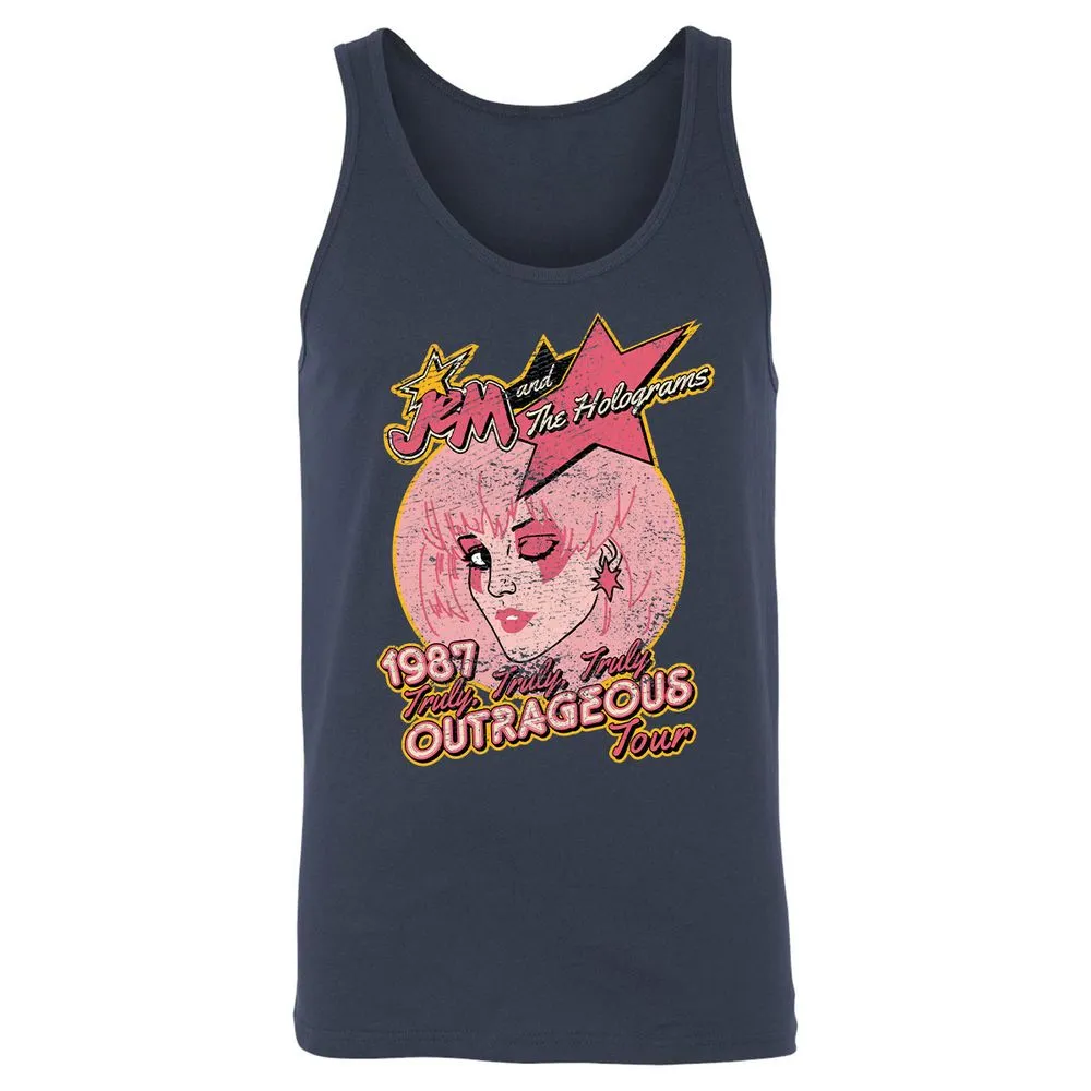 Unisex Jersey Tank - U5EKRC6D - Navy - 2