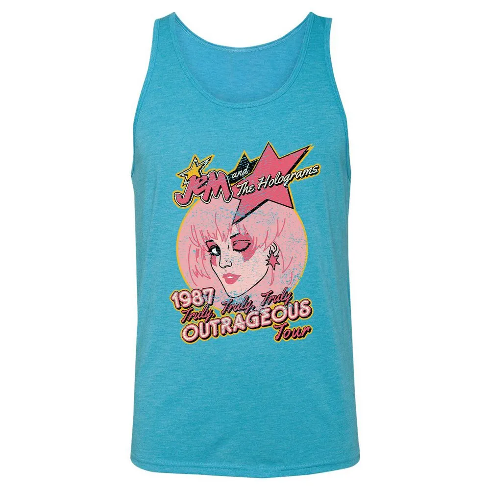 Unisex Jersey Tank - U5EKRC6D - Aqua Triblend - 3