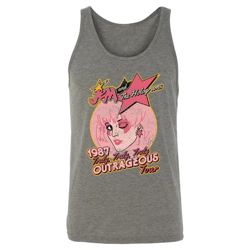 Unisex Jersey Tank - U5EKRC6D - Grey Triblend - 8