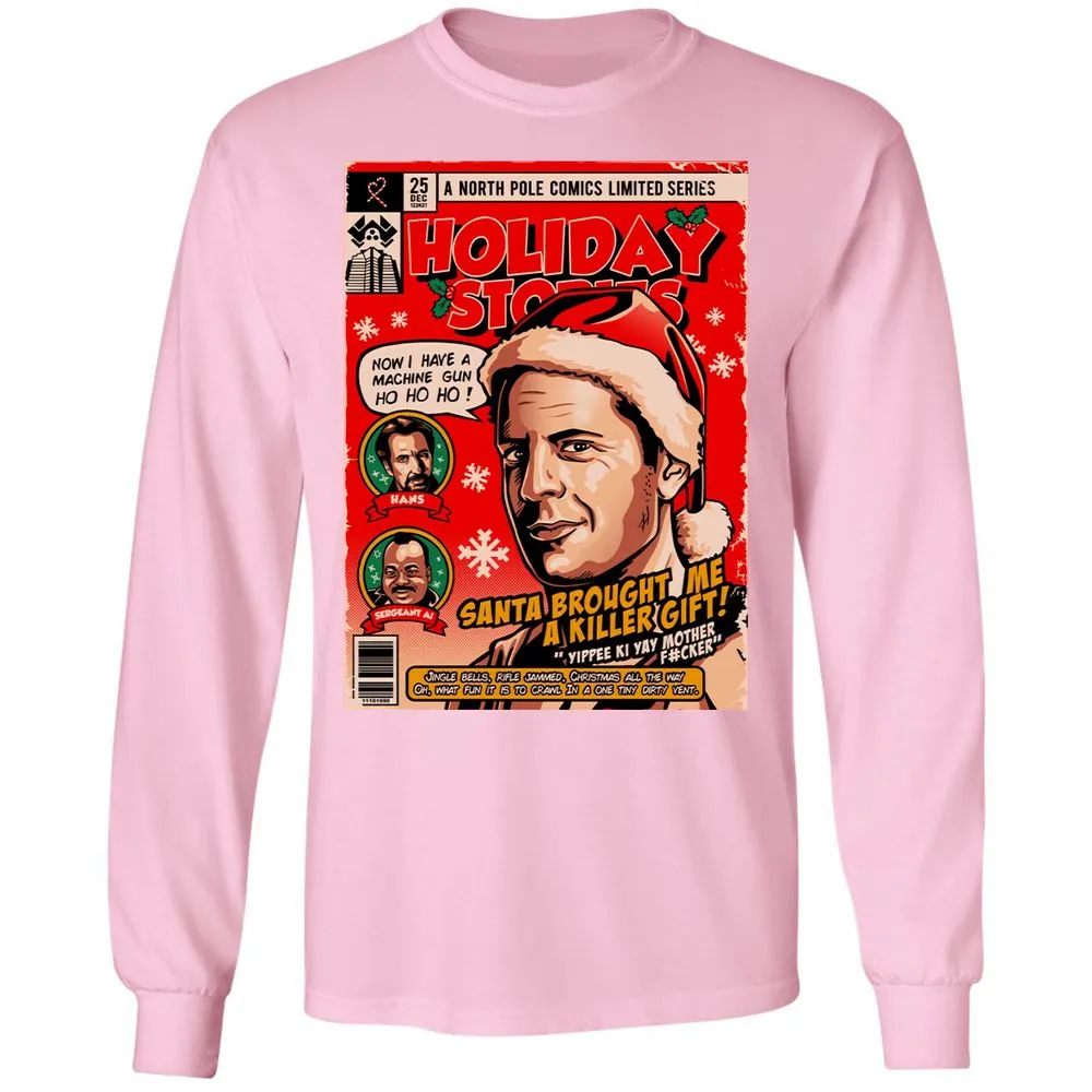 Long Sleeve T-Shirt - W7SXNDXL - Light Pink - 3