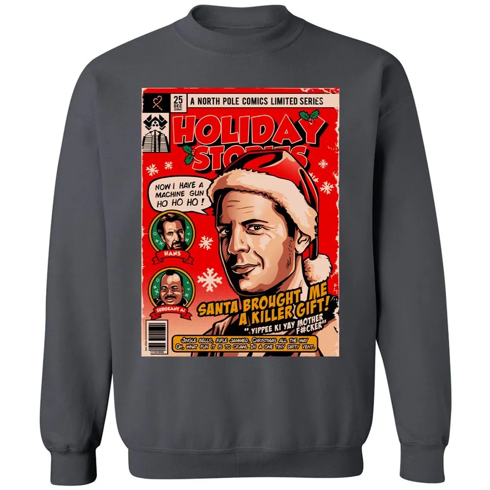 Classic Unisex Sweatshirt - QM6HP2PY - Charcoal - 7