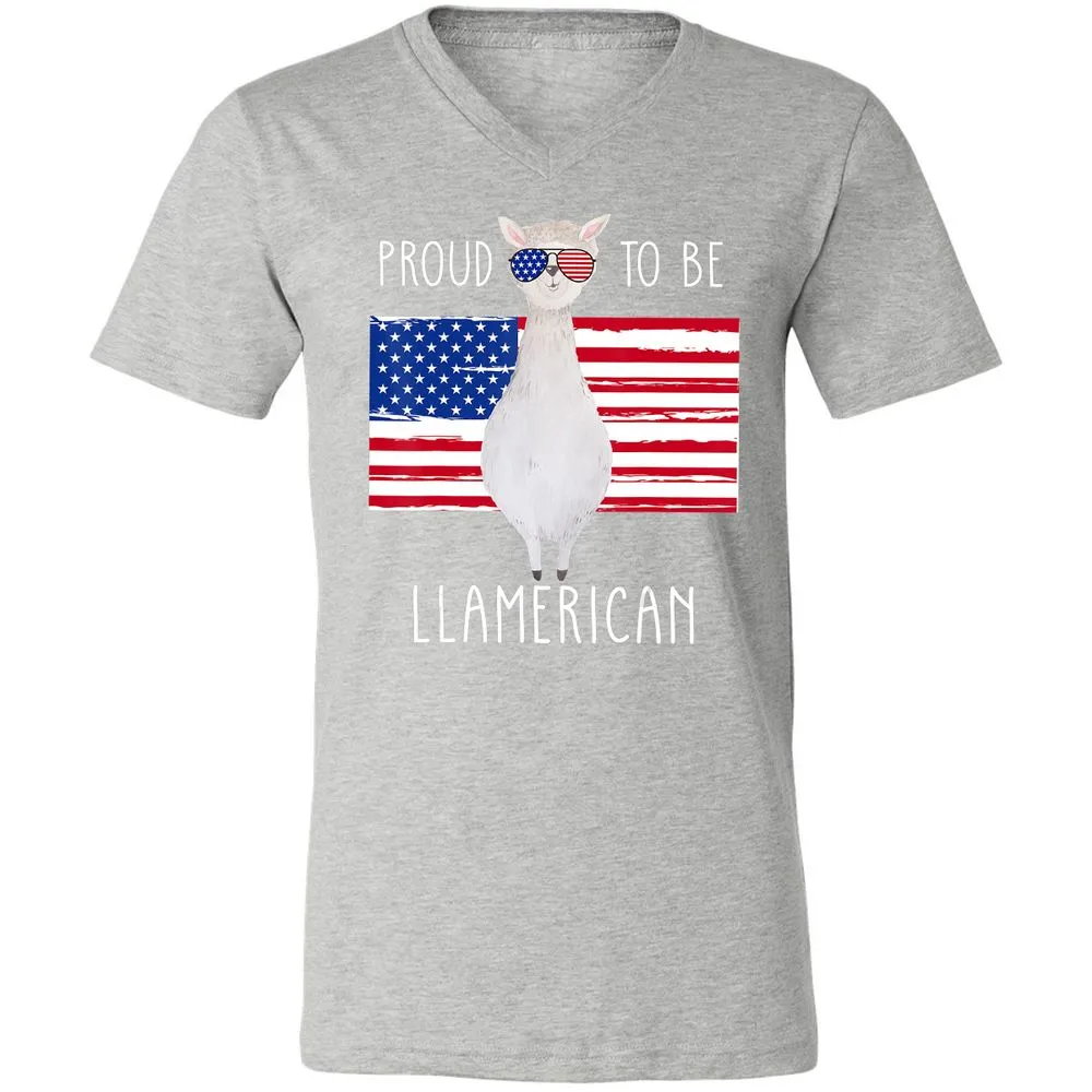 Unisex V-Neck T-Shirt - G7R6SC81 - Athletic Heather - 7