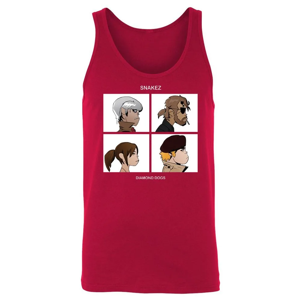 Unisex Jersey Tank - GHDYQ1Y5 - Red - 11