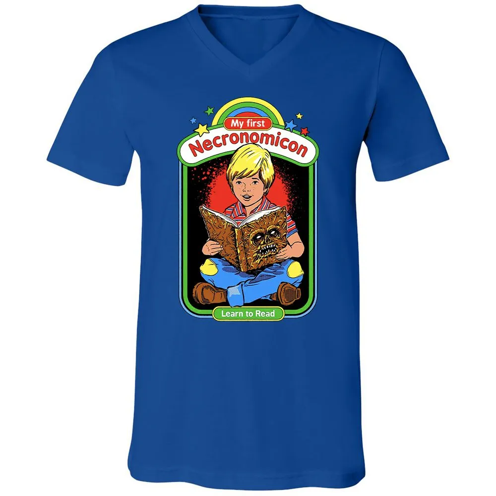 Unisex V-Neck T-Shirt - LMWLH6K8 - True Royal - 4