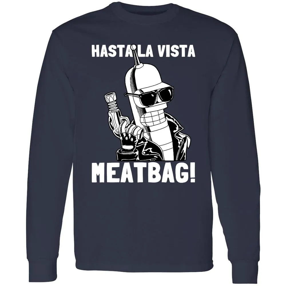 Long Sleeve T-Shirt - GX75XDAA - Navy - 2