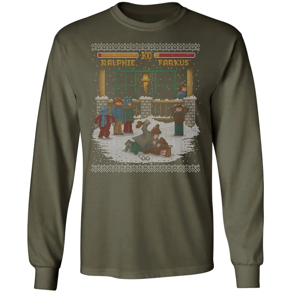 Long Sleeve T-Shirt - 65CGSX9C - Military Green - 16