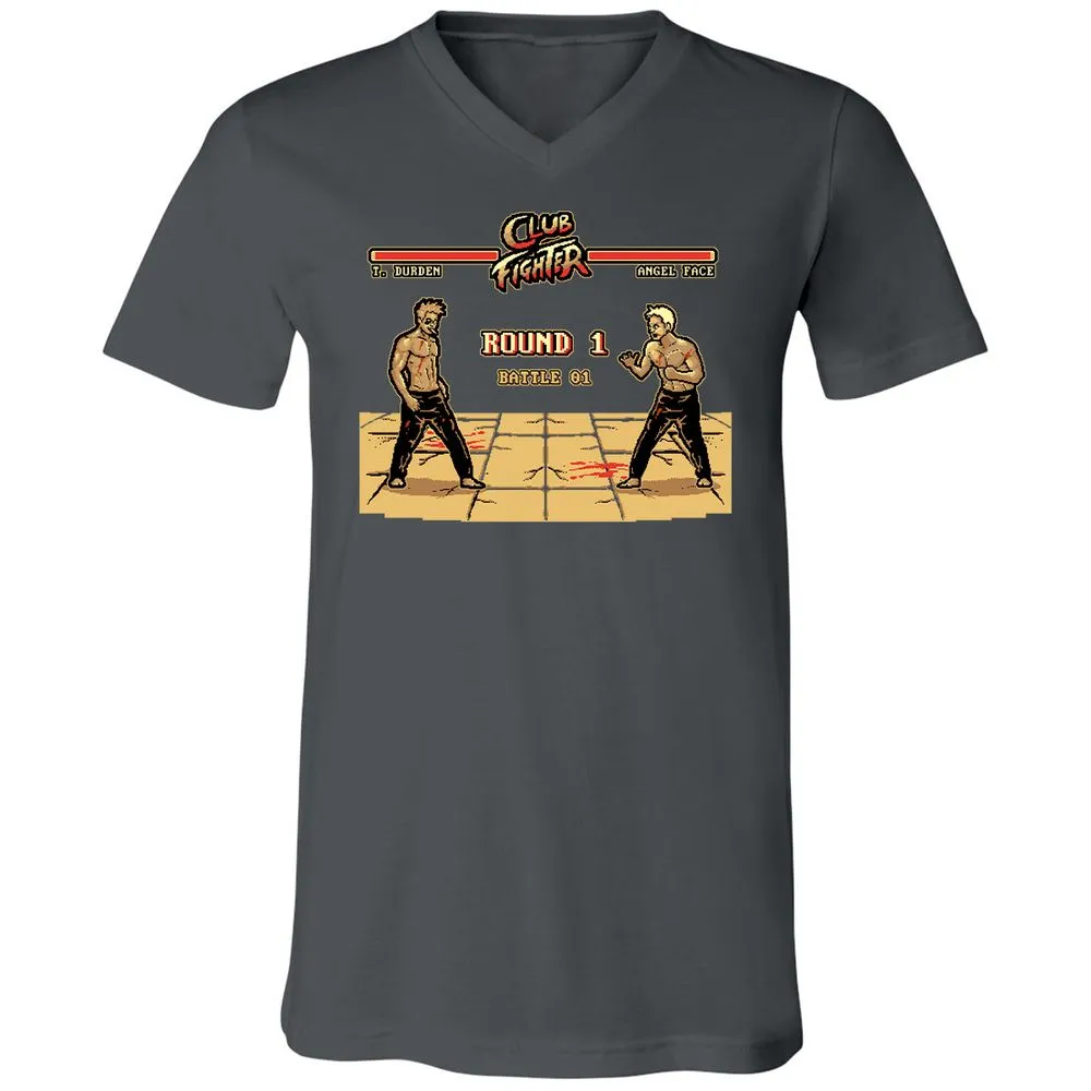 Unisex V-Neck T-Shirt - YW5DZ948 - Asphalt - 12