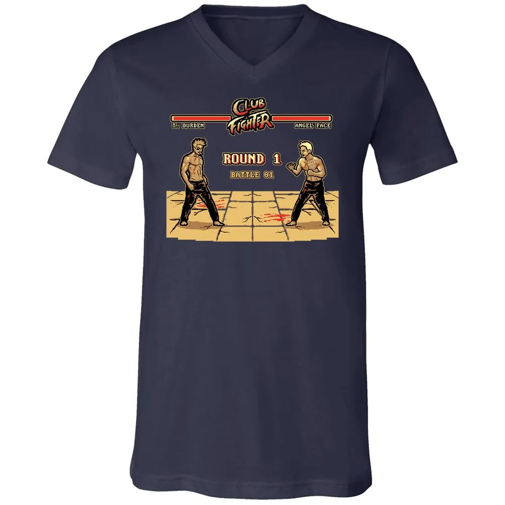 Unisex V-Neck T-Shirt - YW5DZ948 - Navy - 2
