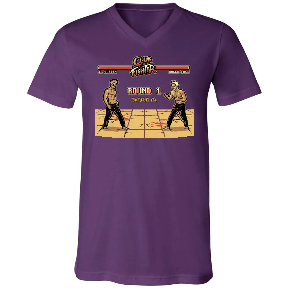 Unisex V-Neck T-Shirt - YW5DZ948 - Team Purple - 9