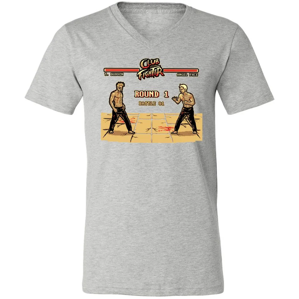 Unisex V-Neck T-Shirt - YW5DZ948 - Athletic Heather - 7